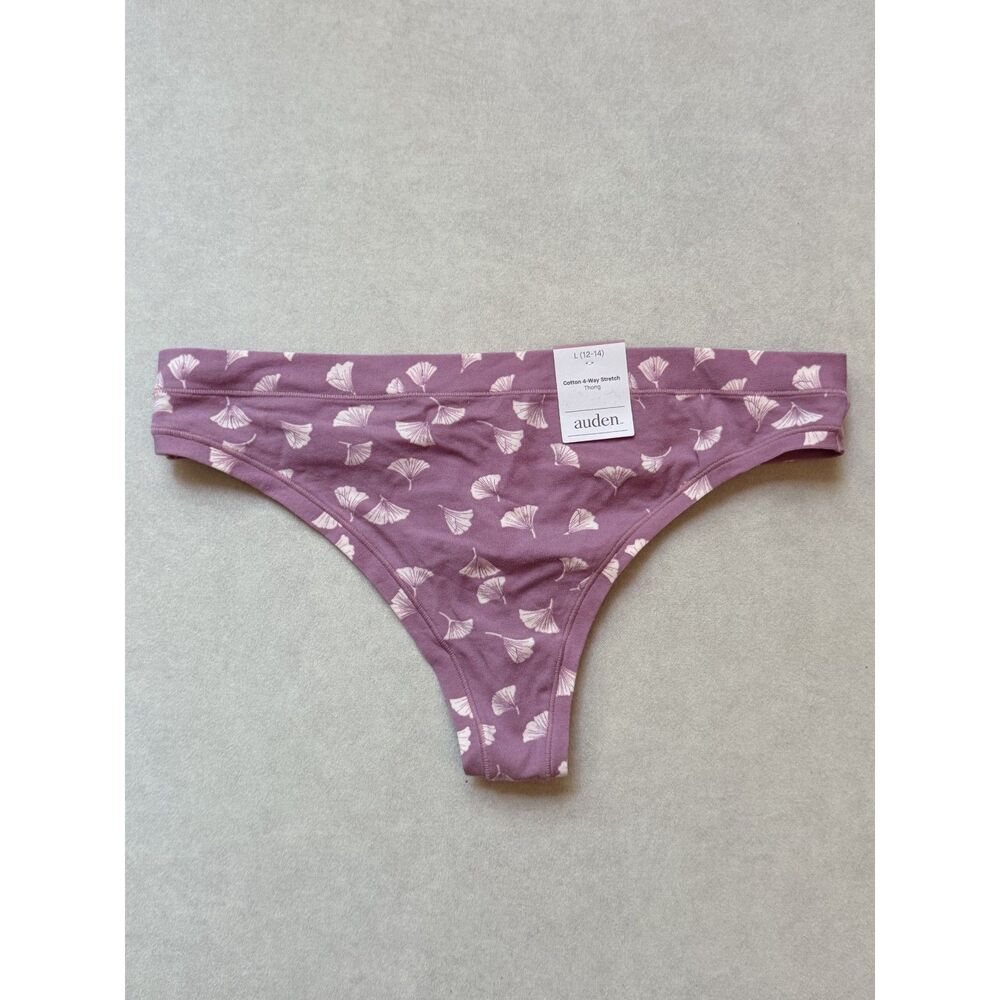Auden Cotton 4-Way Stretch Thong Size L